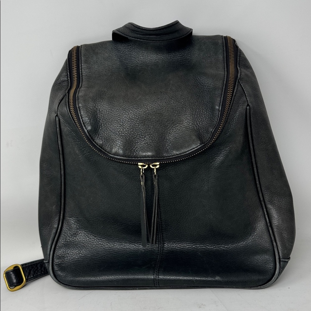 Osgoode Marley Nora Backpack .Light black leather
